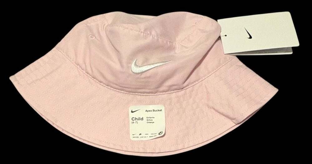 Nike Apex Bucket Hat Child Pink UPF 40+